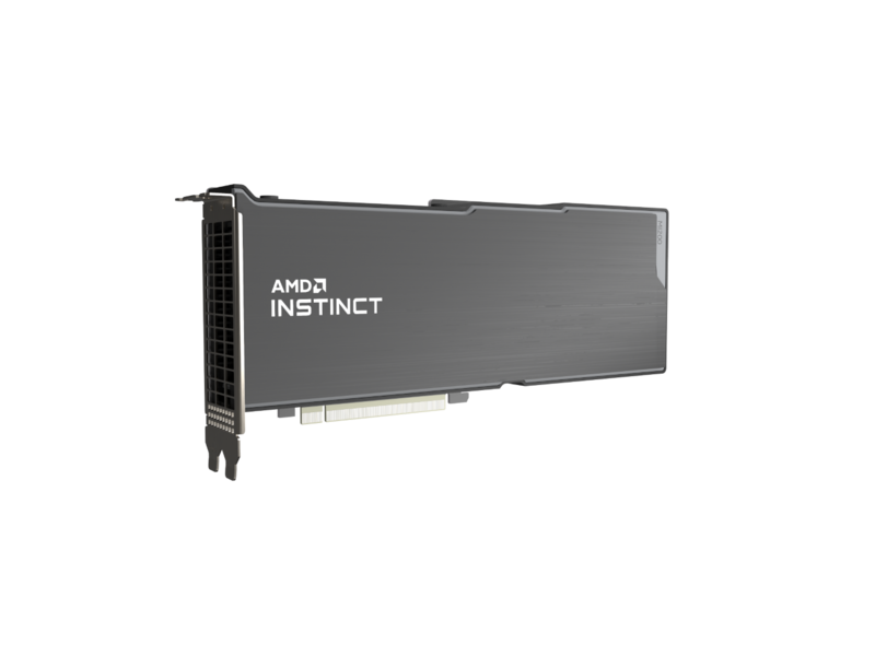 适用于 HPE 产品的 AMD Instinct MI210 PCIe 加速器 Left facing