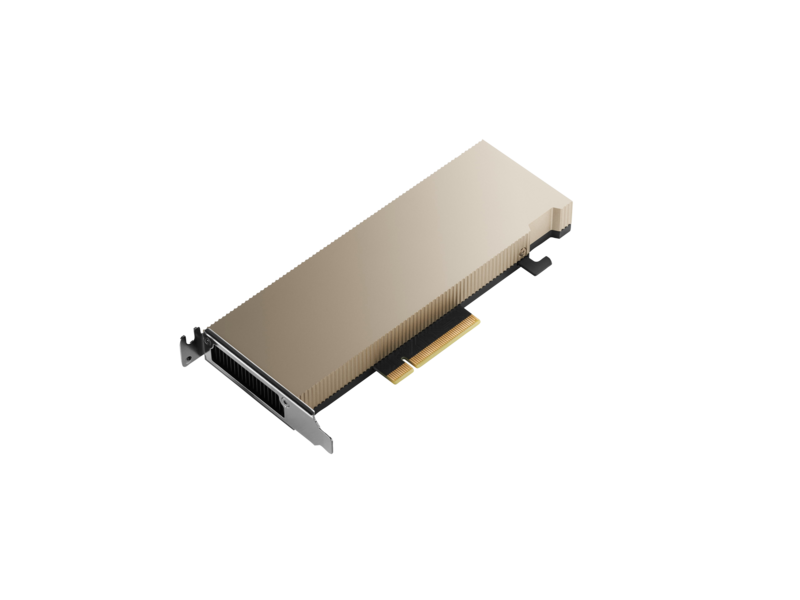 适用于 HPE 产品的 NVIDIA A2 16 GB PCIe 非 CEC 加速器 Left facing